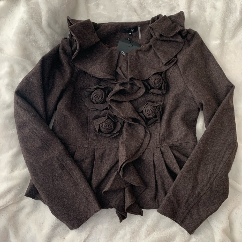 Anthro Ryu NWT wool blazer